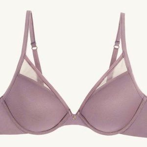 34C1/2 ThirdLove Classic Contour Plunge Bra EUC